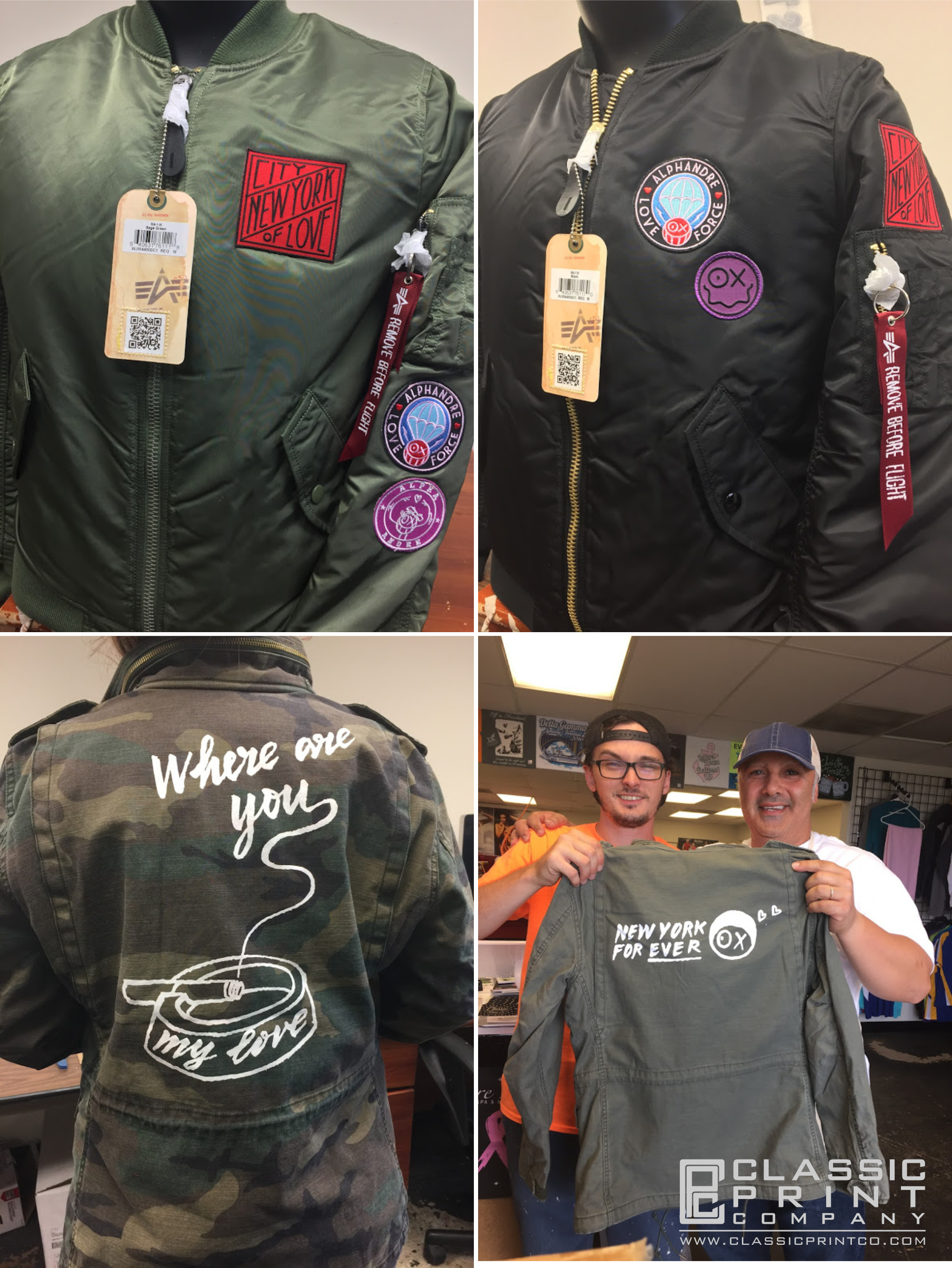 jacket decorating